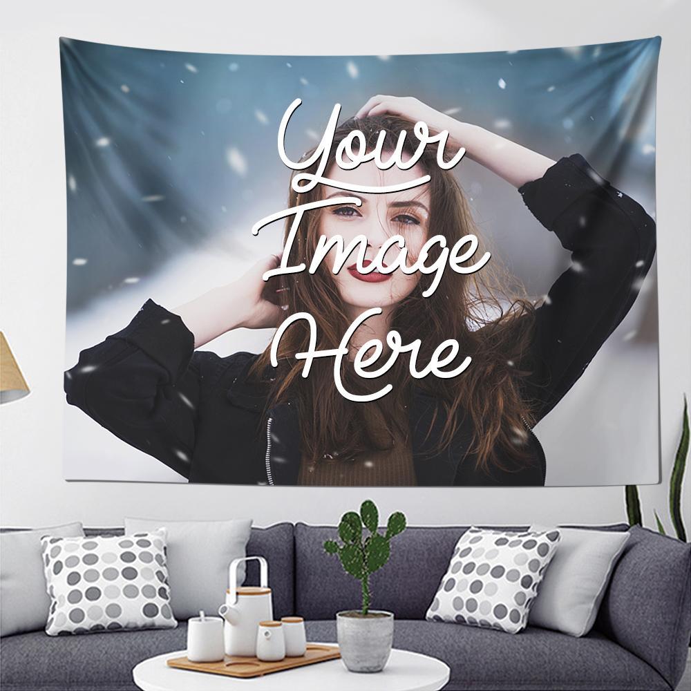 Custom Photo Tapestry - Personalized Wall Art for Home Decor