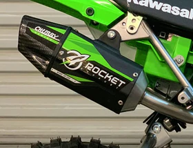 Chubby Pitbike Exhaust Replacement Decals Set