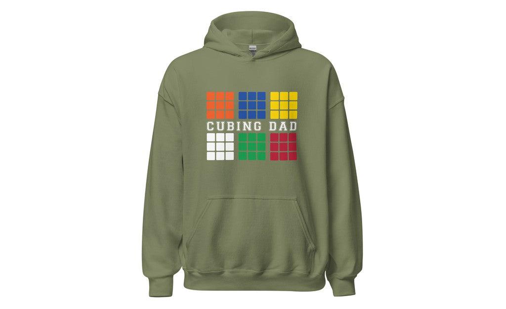 Cubing Dad V4 (Dark) - Premium Rubik's Cube Hoodie