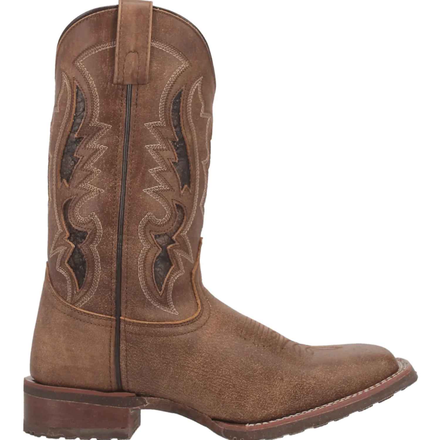 Laredo Men's Western Style Martin Boot - Brown SQ Toe 7952
