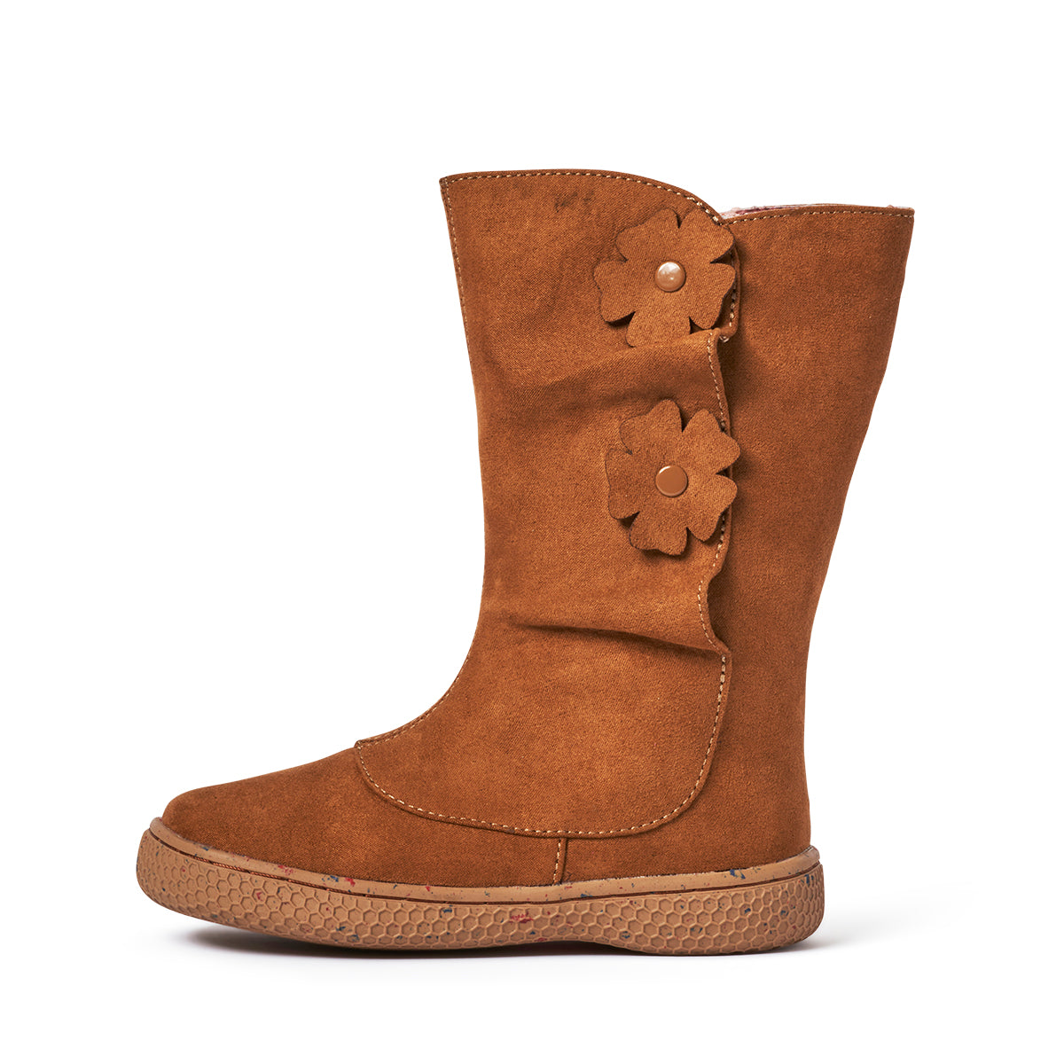 Neve Flower Boot | Caramel