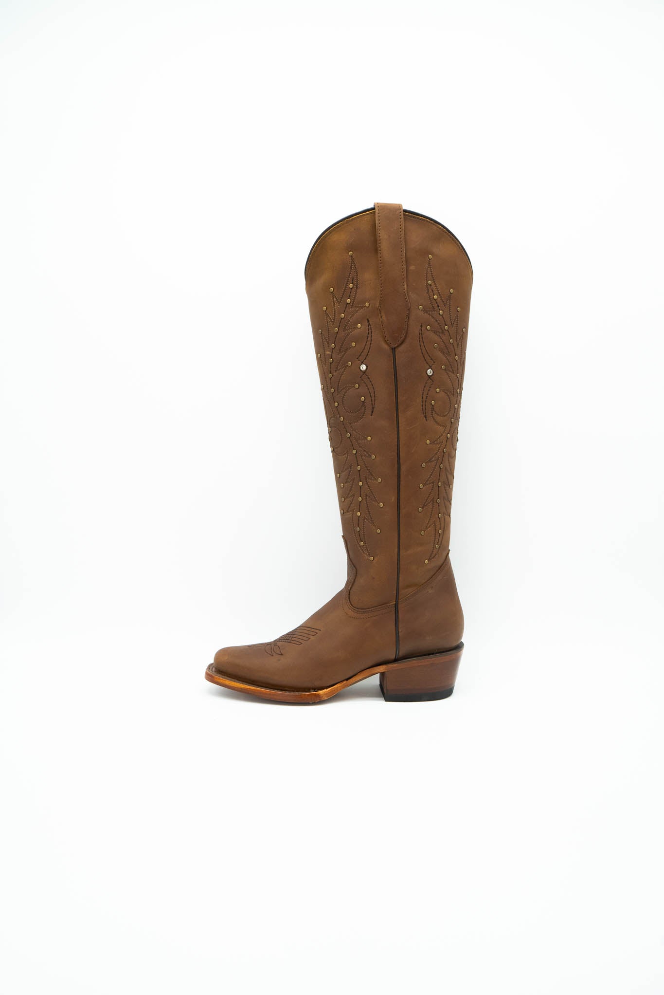 Paulina Rodeo Square Toe Tall Cowgirl Boot