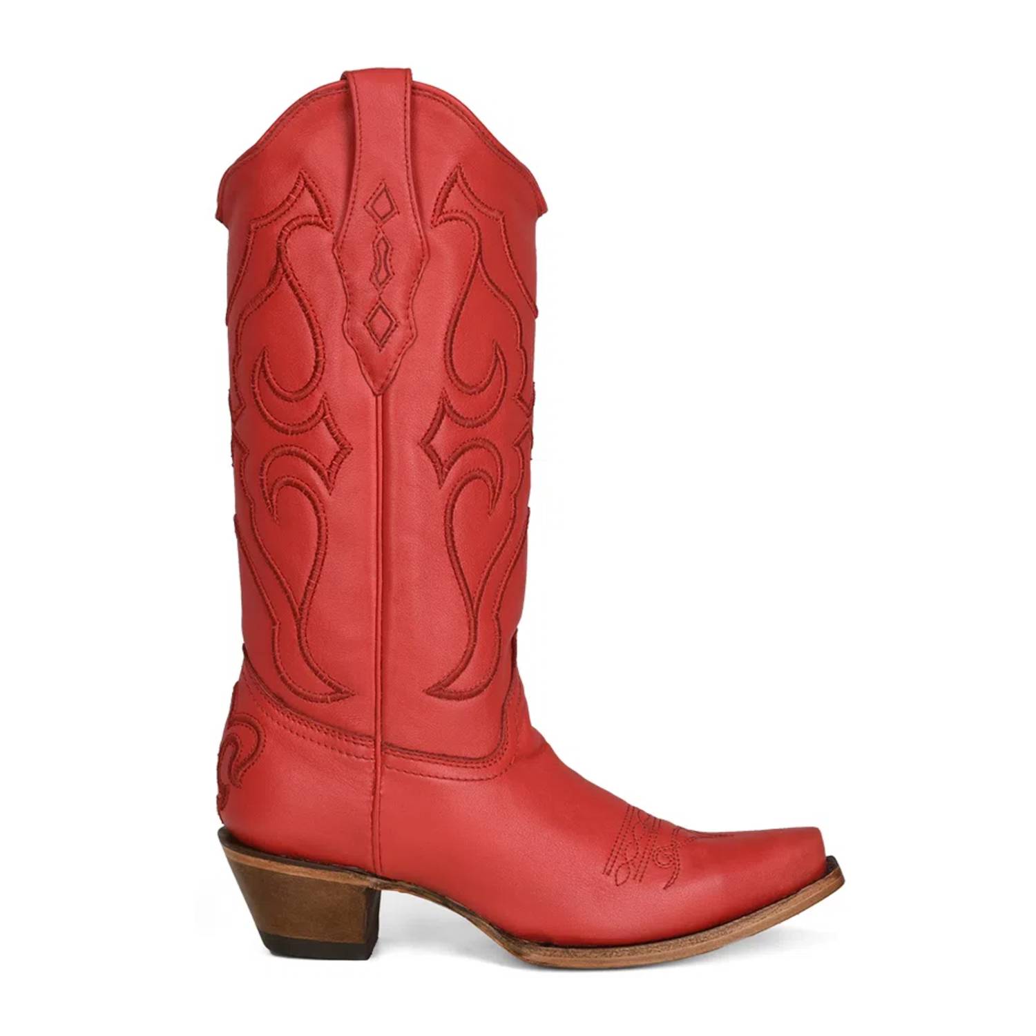 Corral Women's Red Snip Toe Western Boots - Z5073