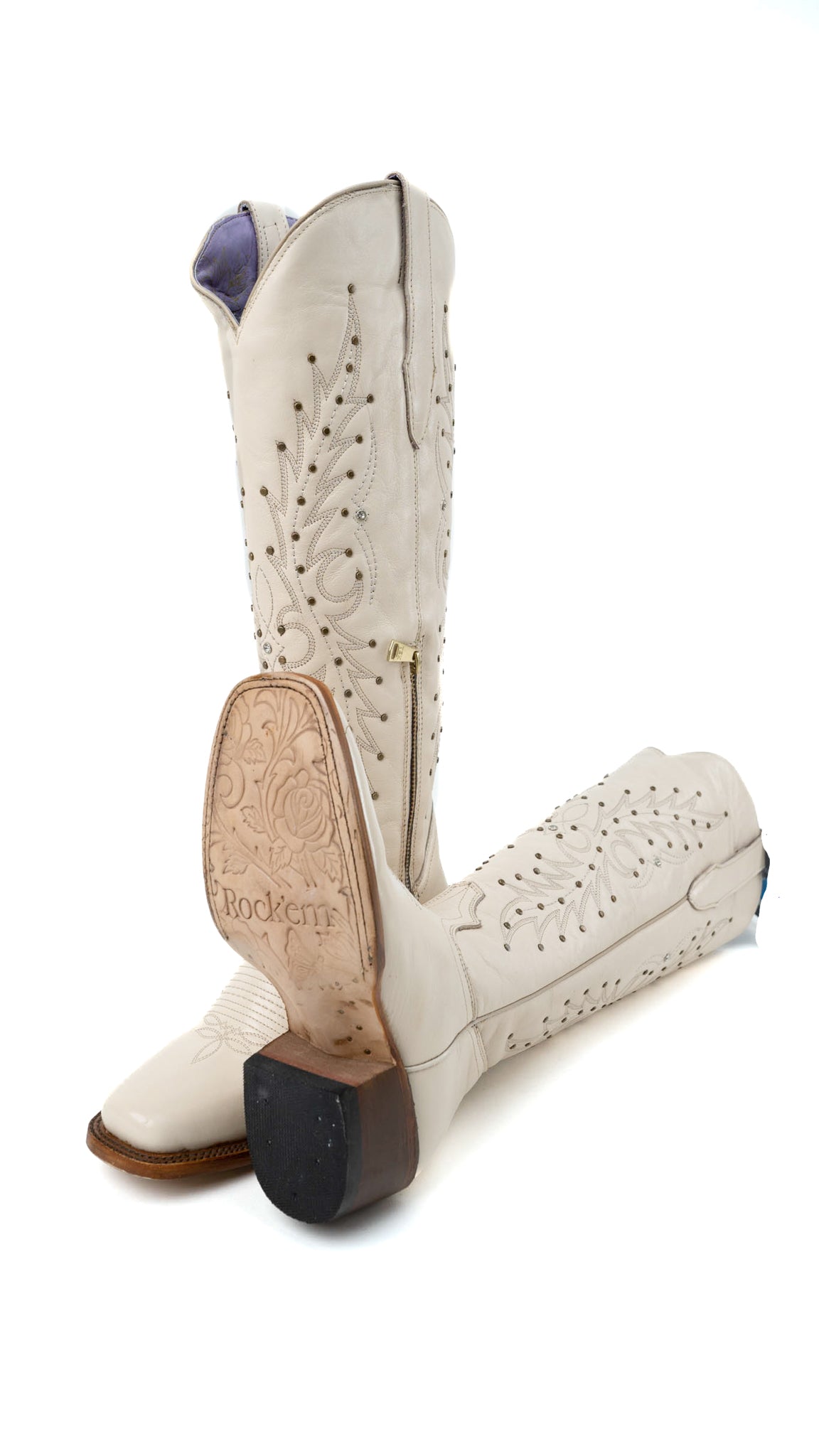 Paulina Rodeo Square Toe Tall Cowgirl Boot