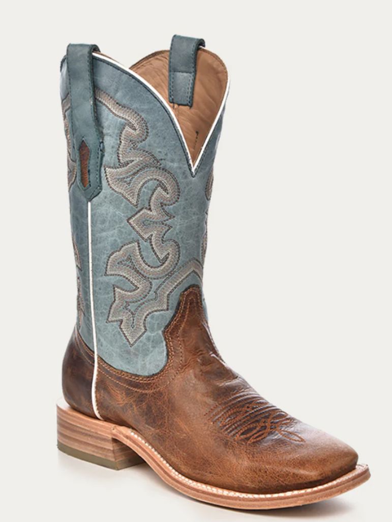 Stylish Honey Blue Cowboy Boots for Men