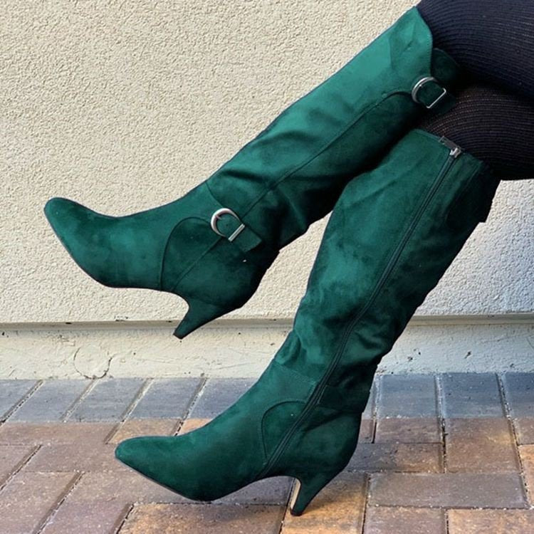Stylish Waterproof Western Knight Boots