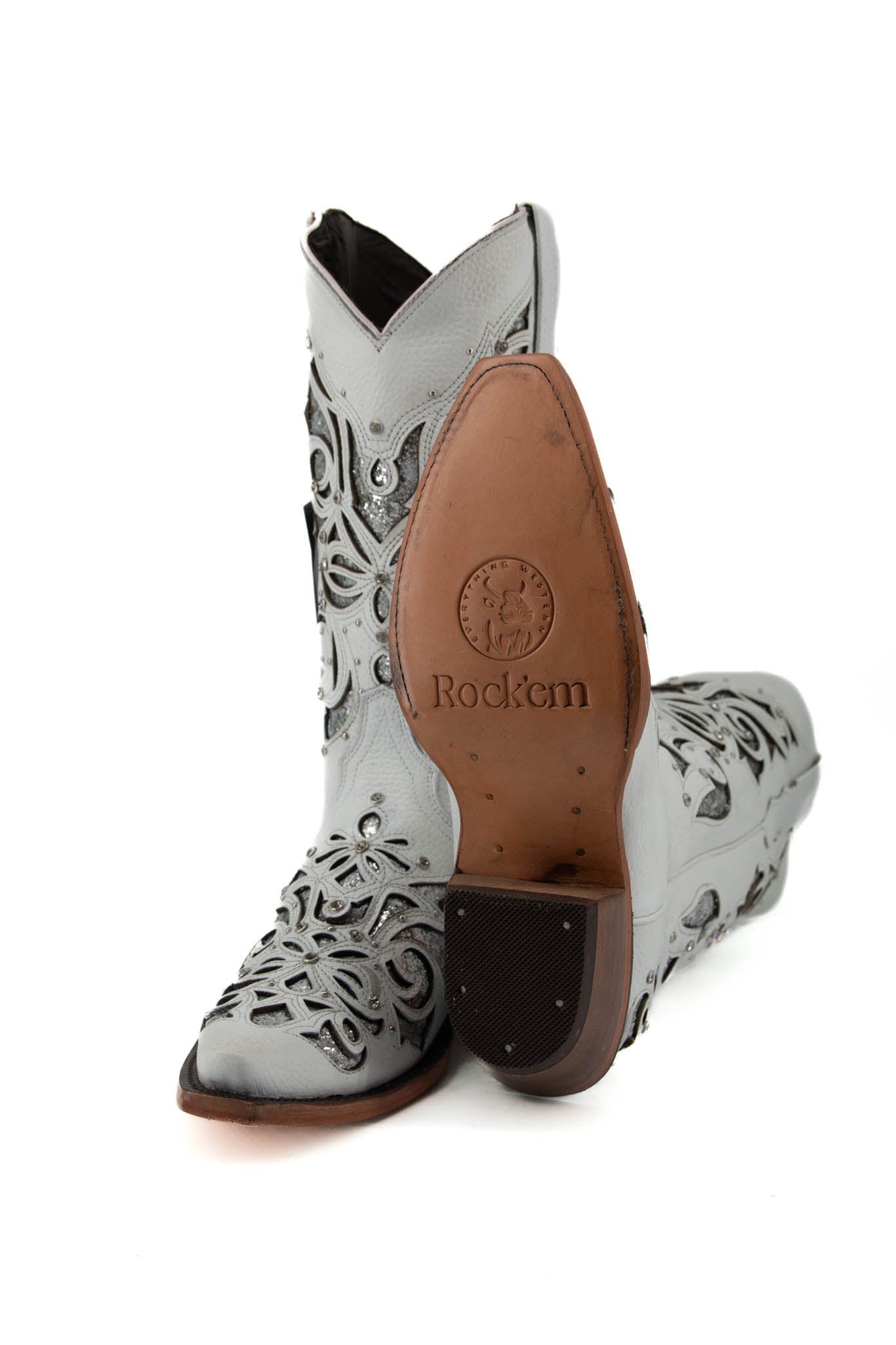 Miranda Snip Toe Cowgirl Boot - Genuine Leather, Made in Mexico