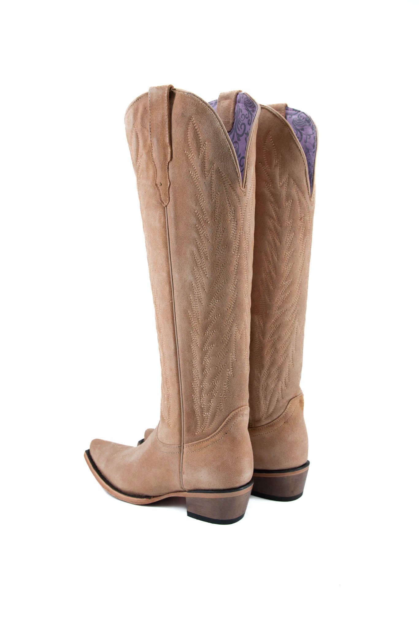 Georgina Gamuza Women's Genuine Leather Cowgirl Boots