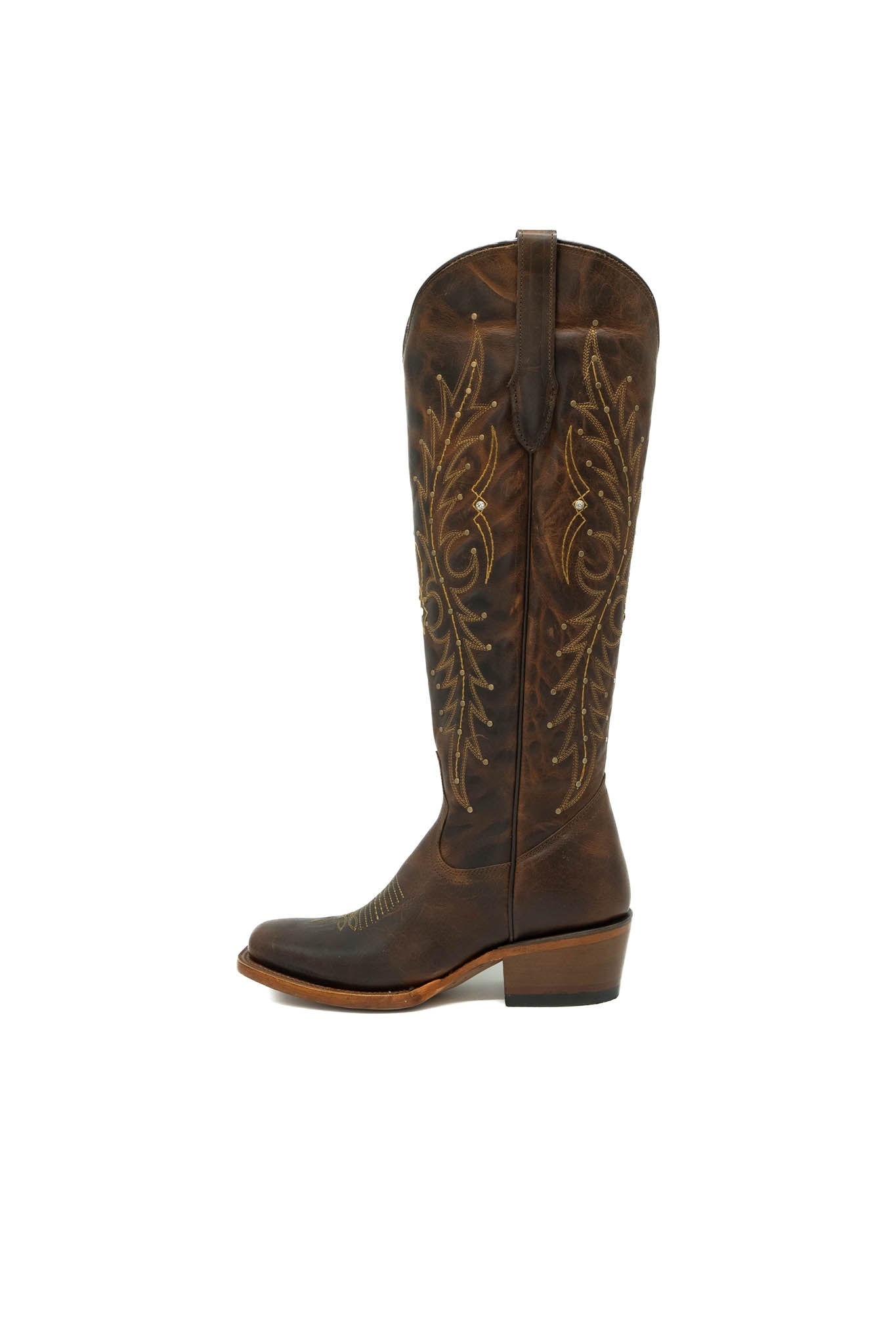 Paulina Rodeo Square Toe Tall Cowgirl Boot