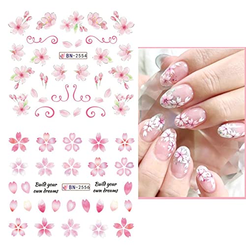 Cherry Blossom Water Transfer Nail Decals