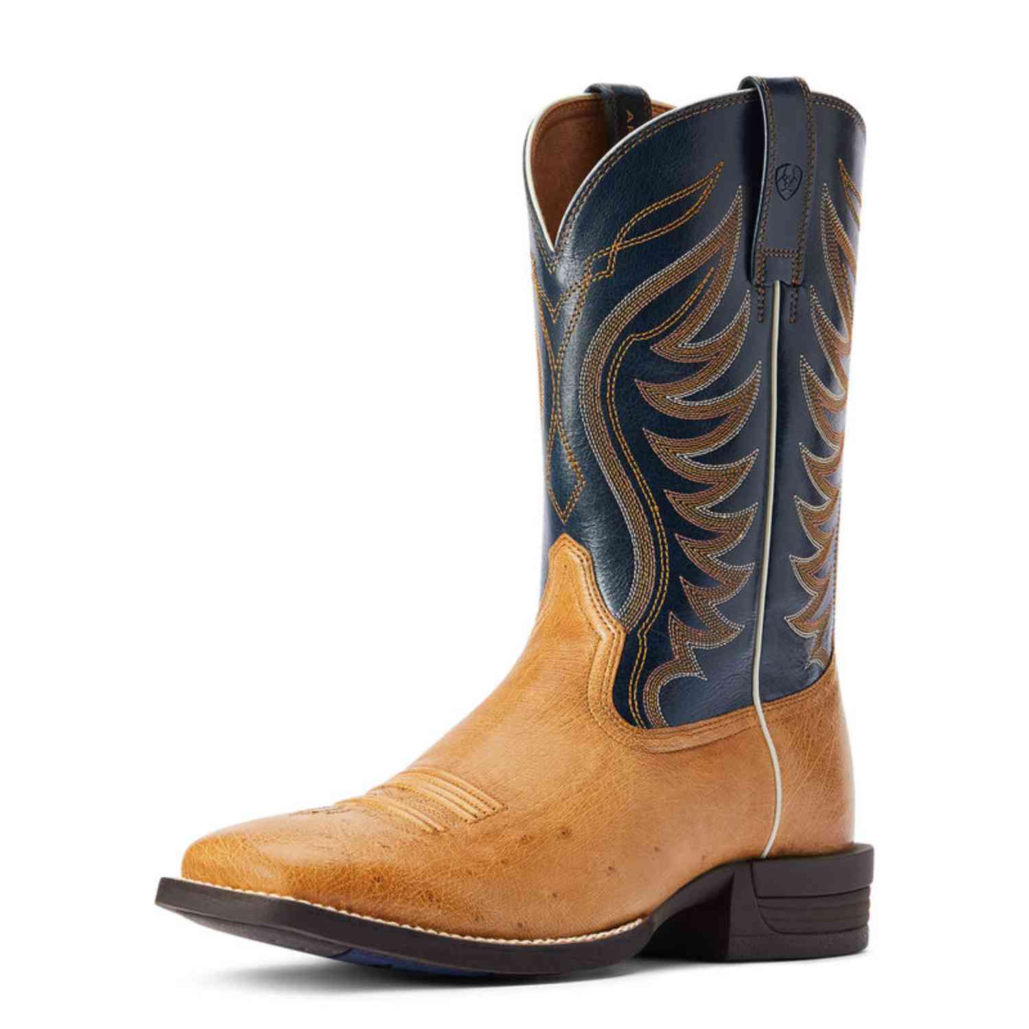 Ariat Men's Reckoning SQ Toe Western Boot - Premium Ostrich Leather
