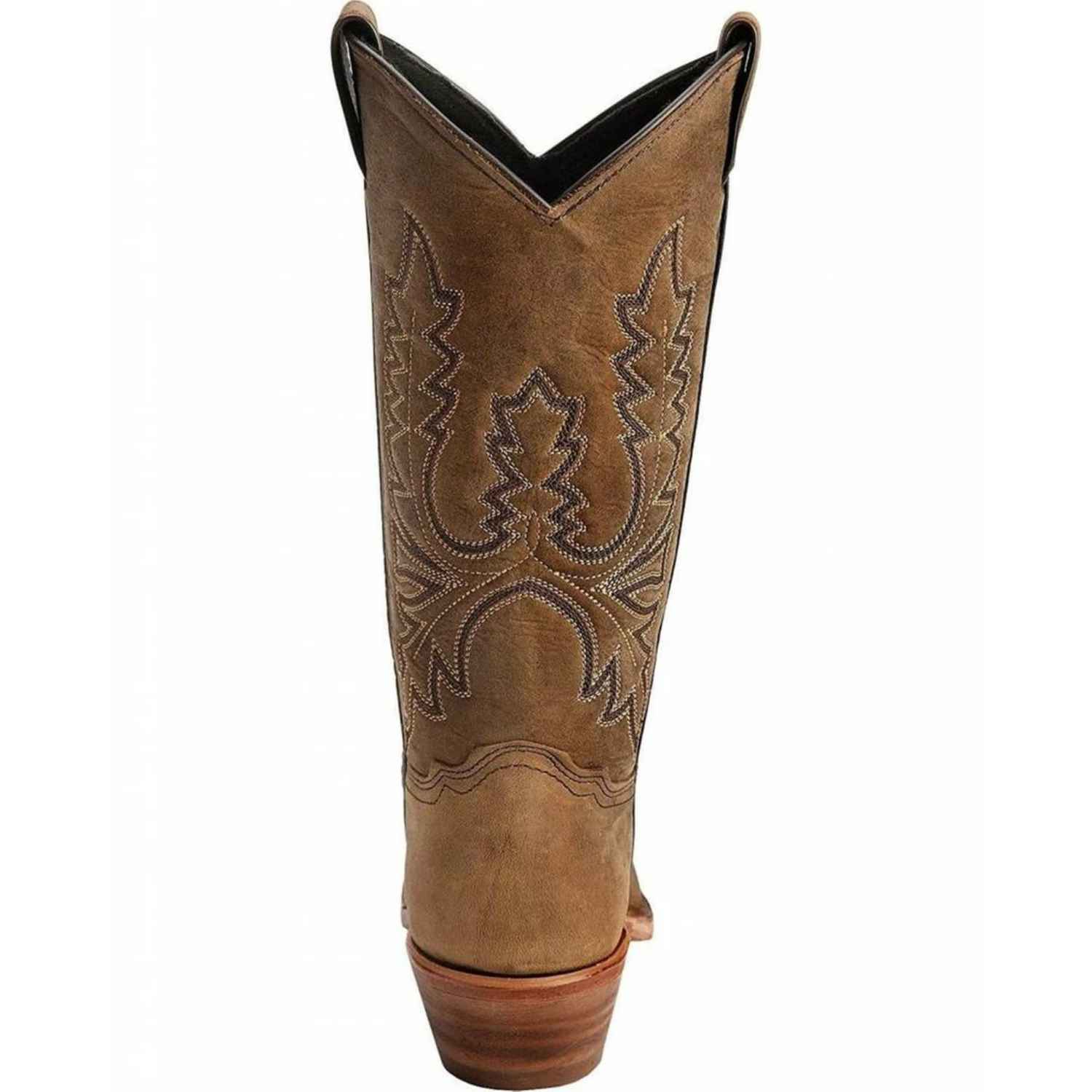 Abilene Women's 11 Inch Square Toe Western Boots - Olive Brown