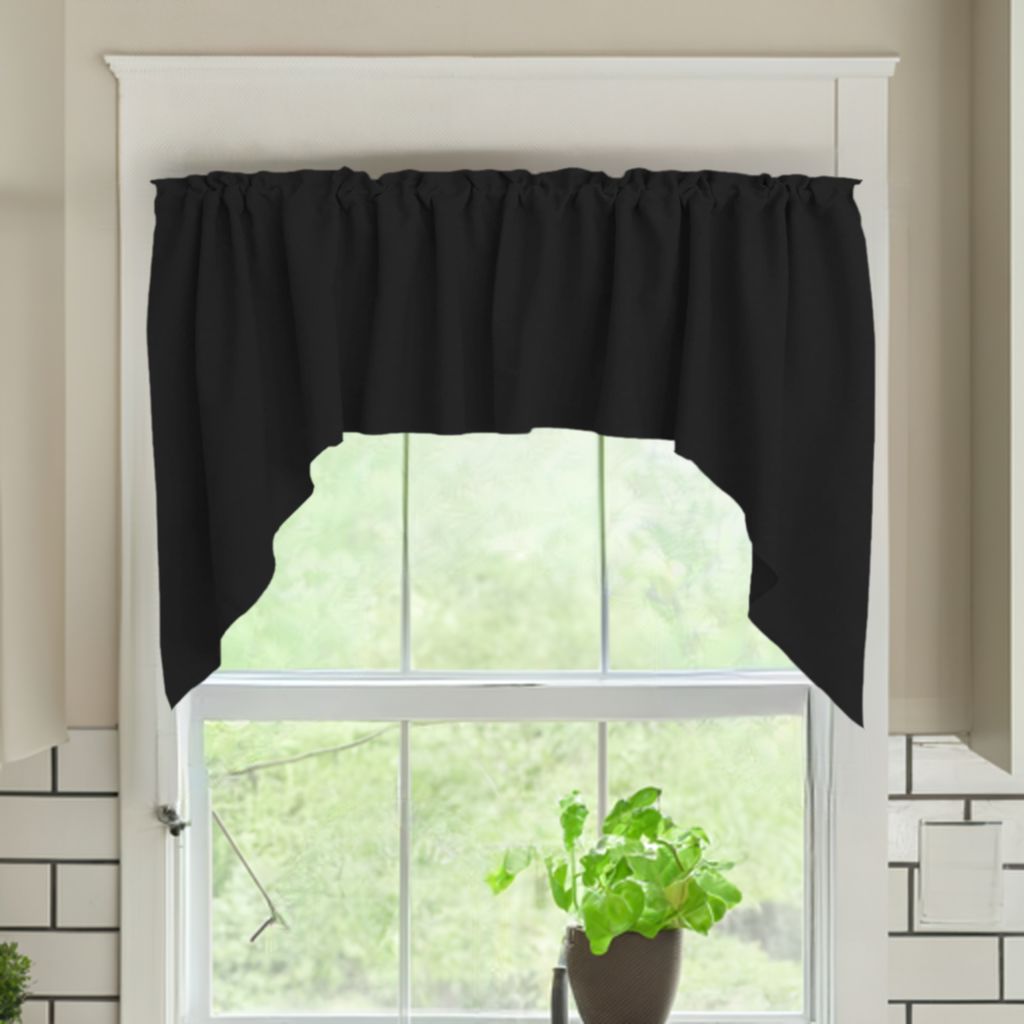 Polyester Poplin Swag Valance Set, 72" Wide x 36" Tall