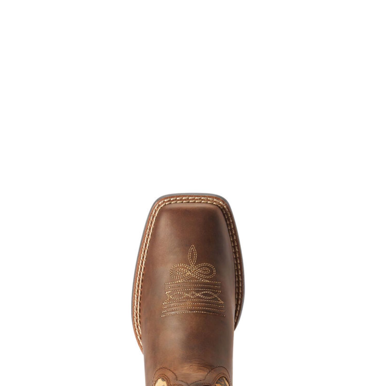 Ariat Women's Round Up Crossroads Western Boot - Distressed Tan