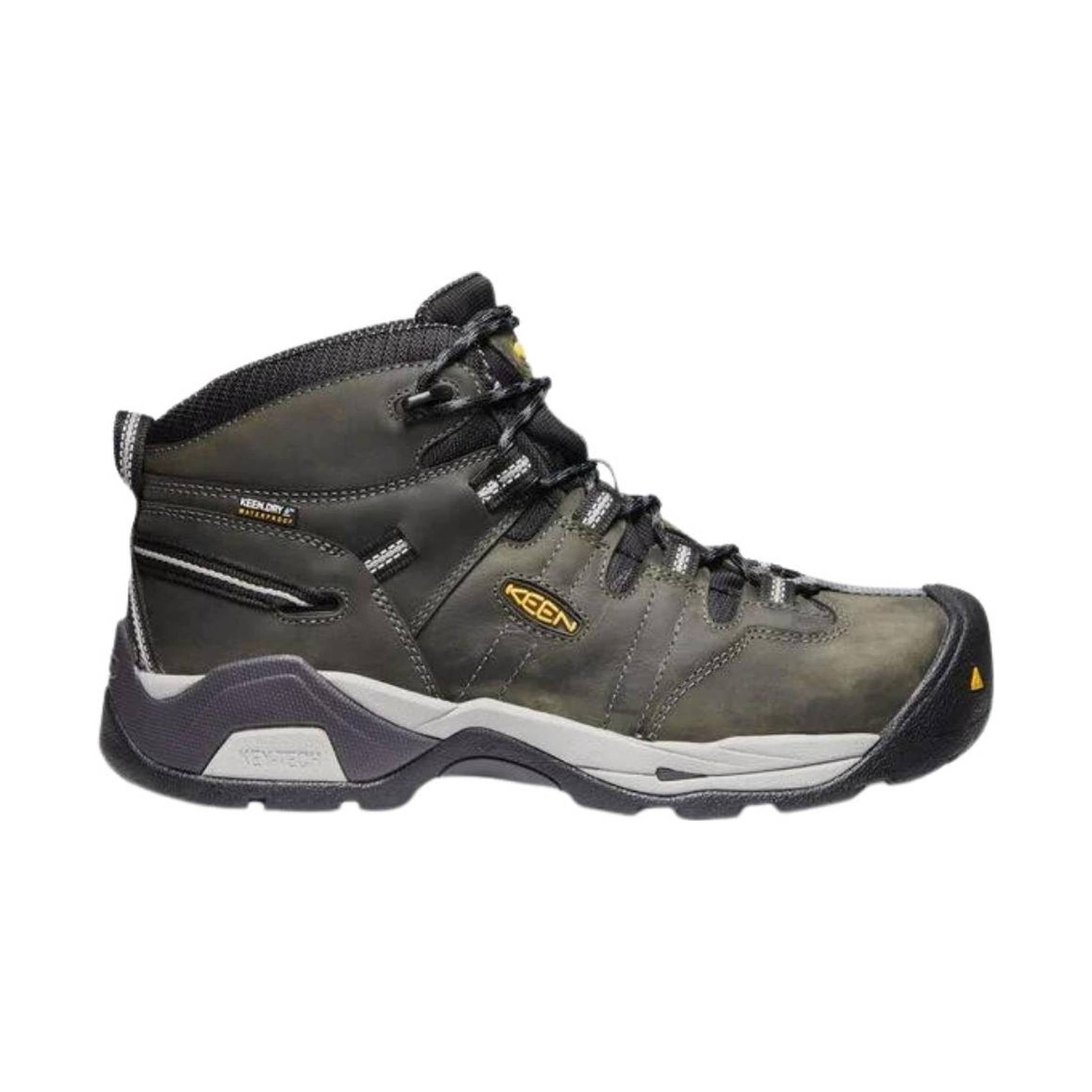 KEEN Utility Men's Detroit XT Mid Waterproof Steel Toe Work Boot
