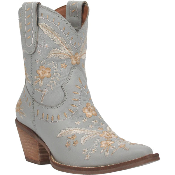Dingo Primrose Floral Ankle Western Boots