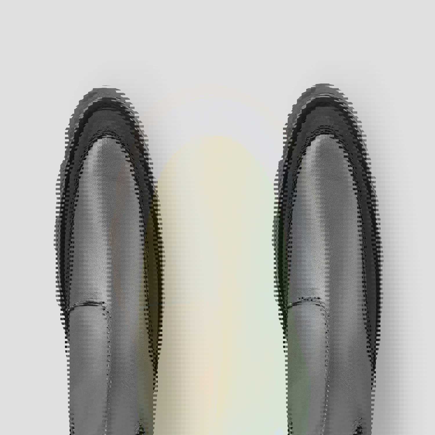 COUGER SHANI Mid-Height Waterproof Leather and Rubber Boots