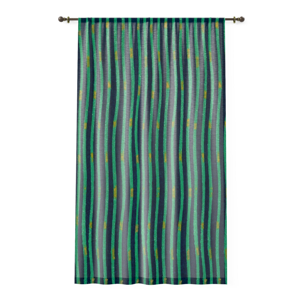 Elegant Japanese-Inspired Sheer Window Curtain