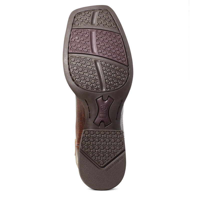 Ariat Men's Qualifier Champ Western Boot - Premium Leather, Shock Absorption