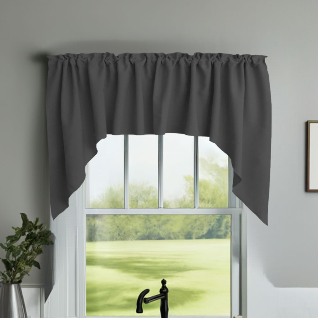 Polyester Poplin Swag Valance Set, 72" Wide x 36" Tall