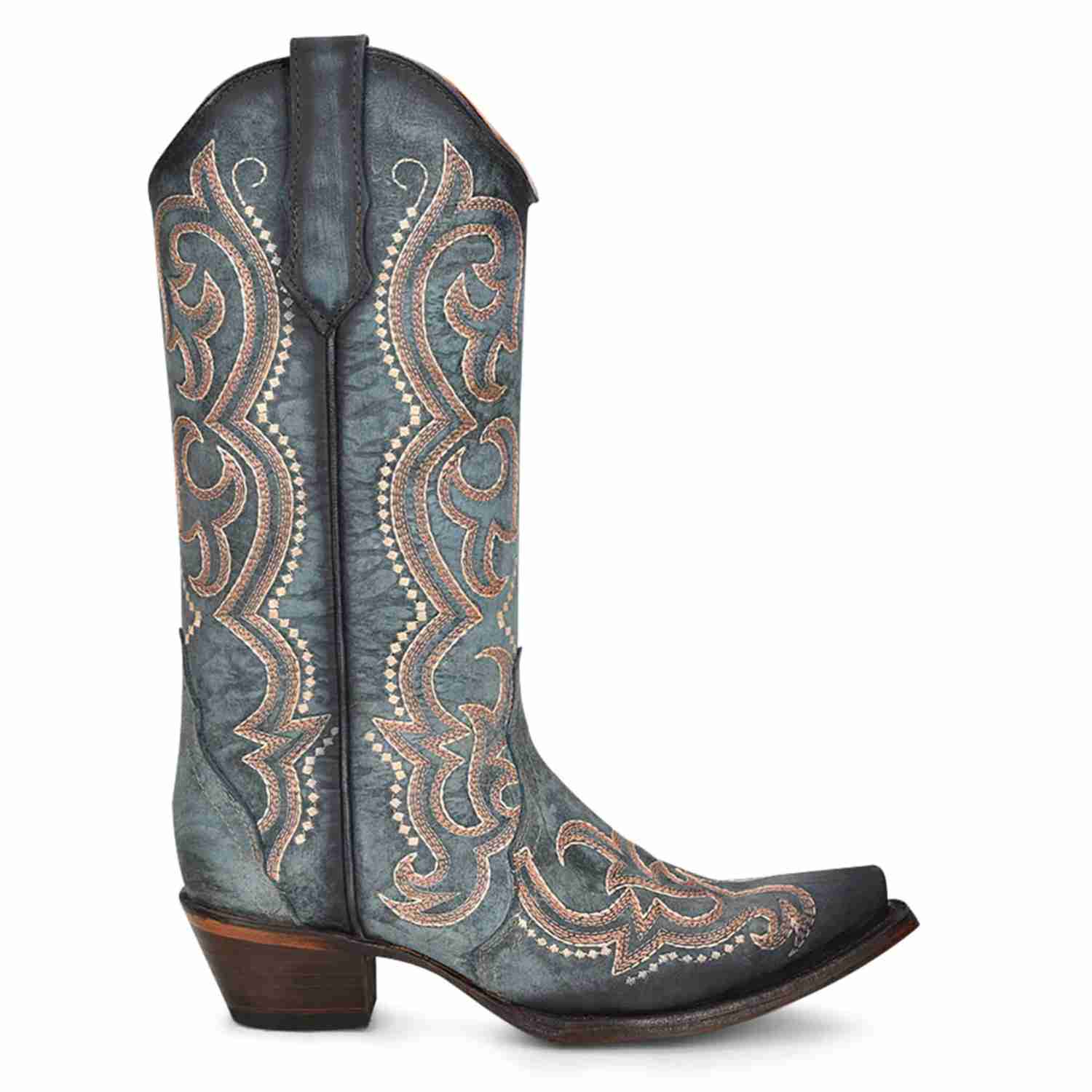 Circle G by Corral Women's Blue Jean Embroidery Western Boots - L5869