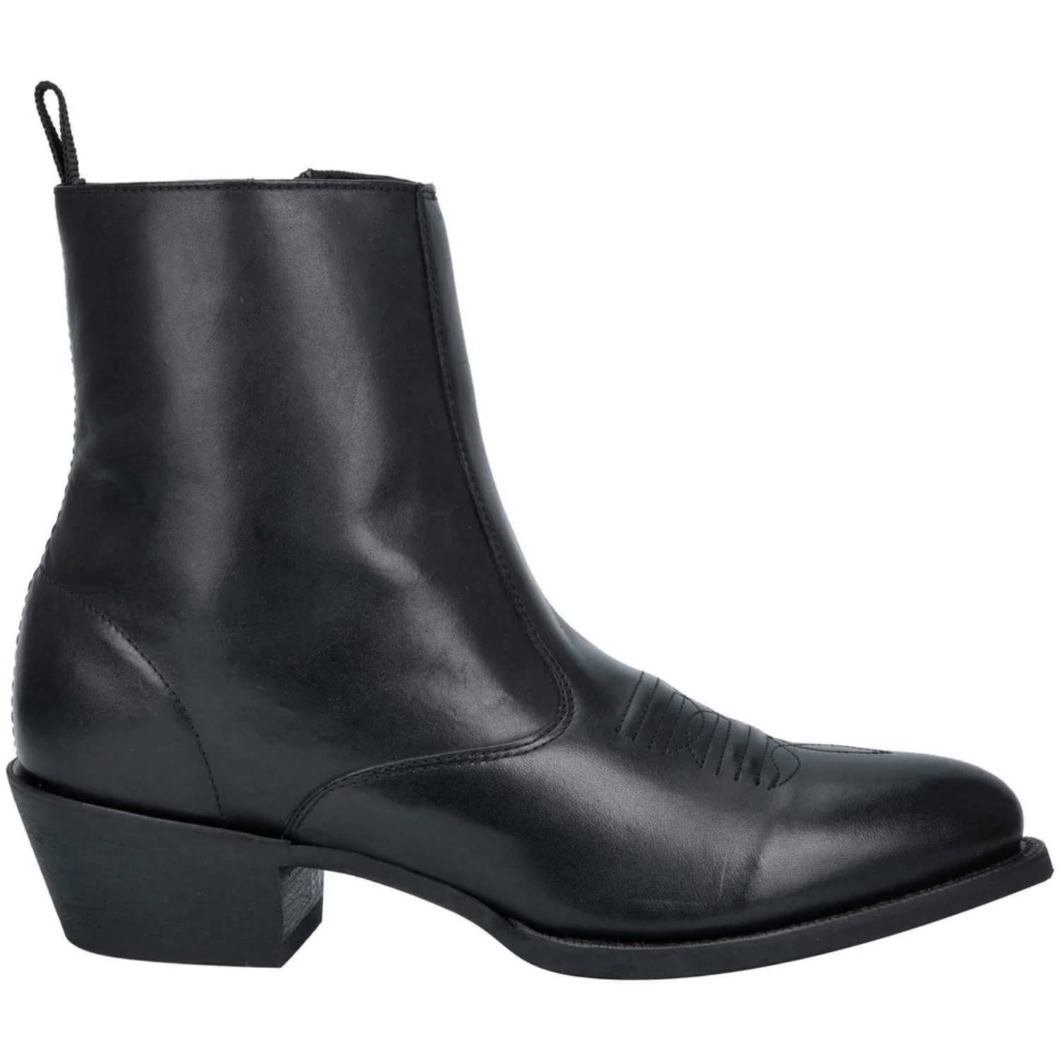 Laredo Fletcher Boot - Men's Black Western Side Zipper Boots