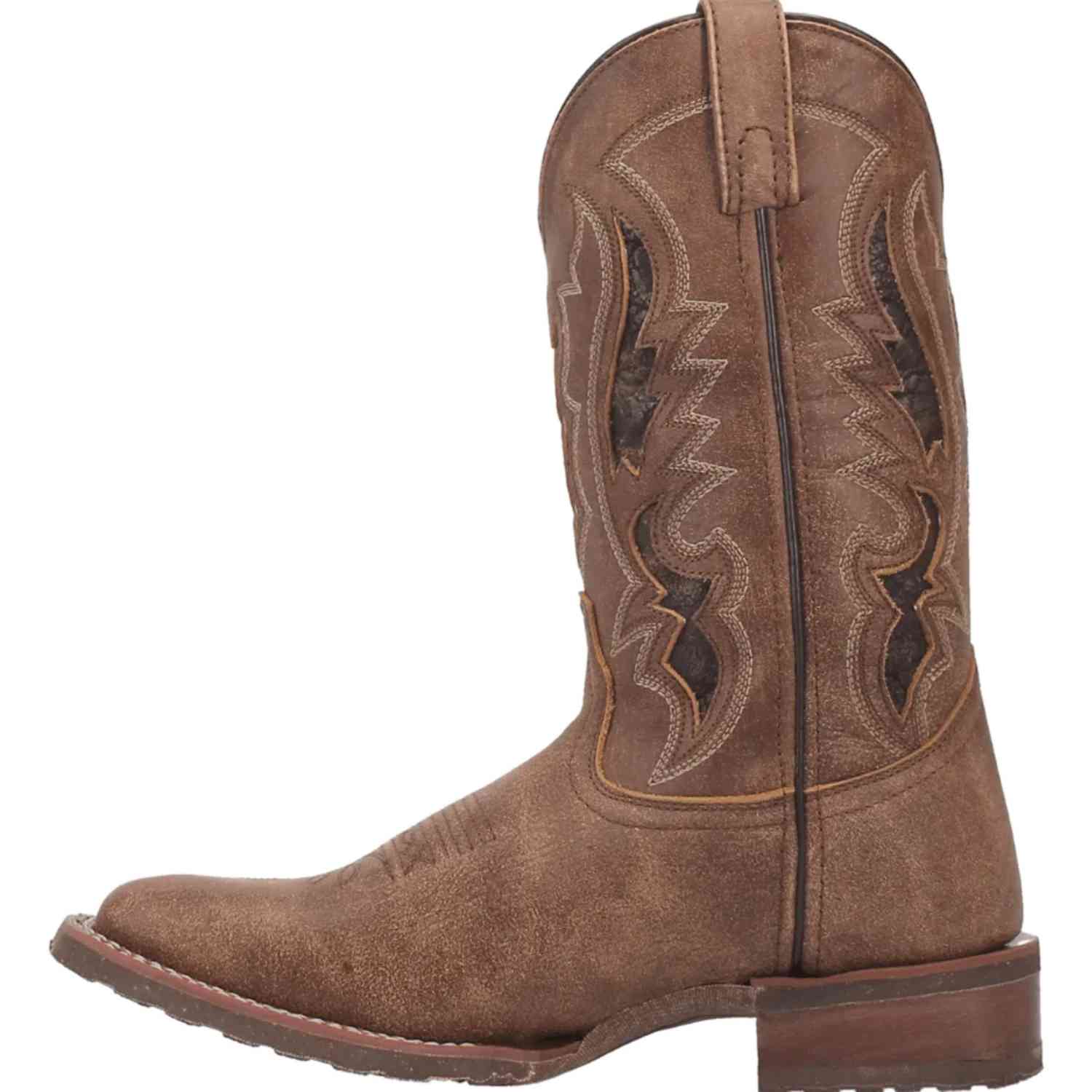 Laredo Men's Western Style Martin Boot - Brown SQ Toe 7952