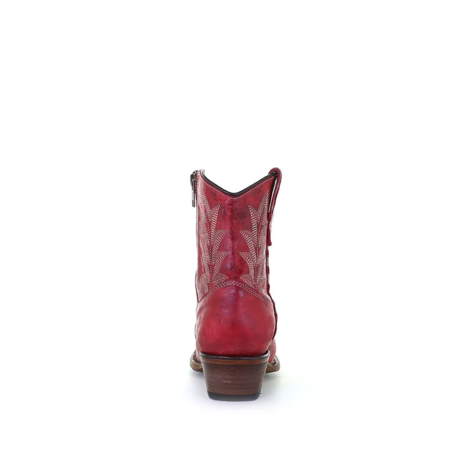 Circle G by Corral Women's Red Embroidery Ankle Western Boots - L5704
