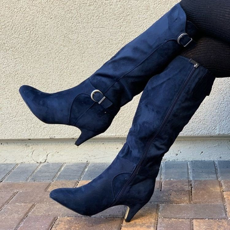 Stylish Waterproof Western Knight Boots