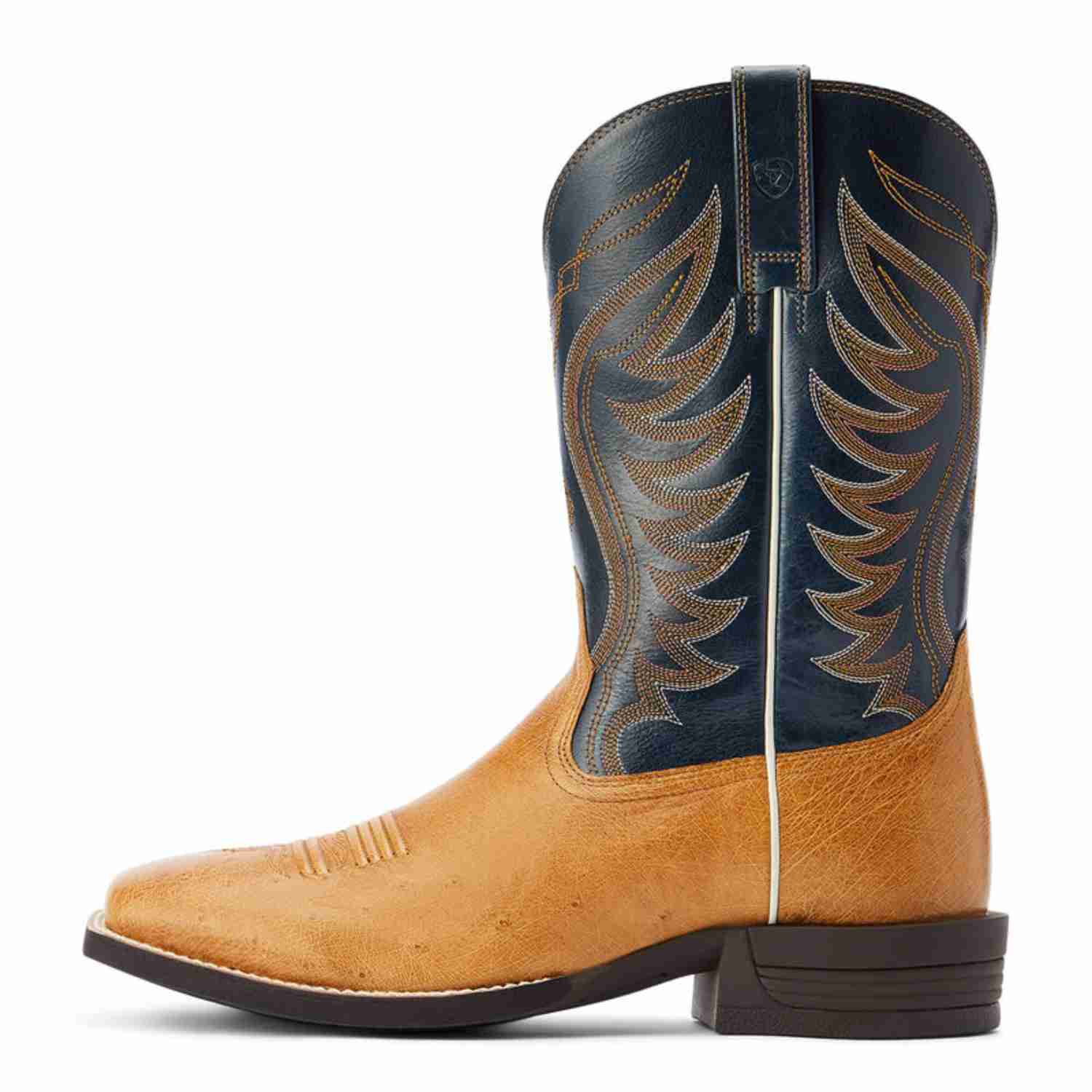 Ariat Men's Reckoning SQ Toe Western Boot - Premium Ostrich Leather