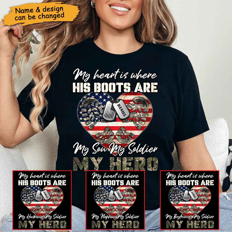 Personalized US Army Dog Tag T-Shirt - A Tribute to Heroes