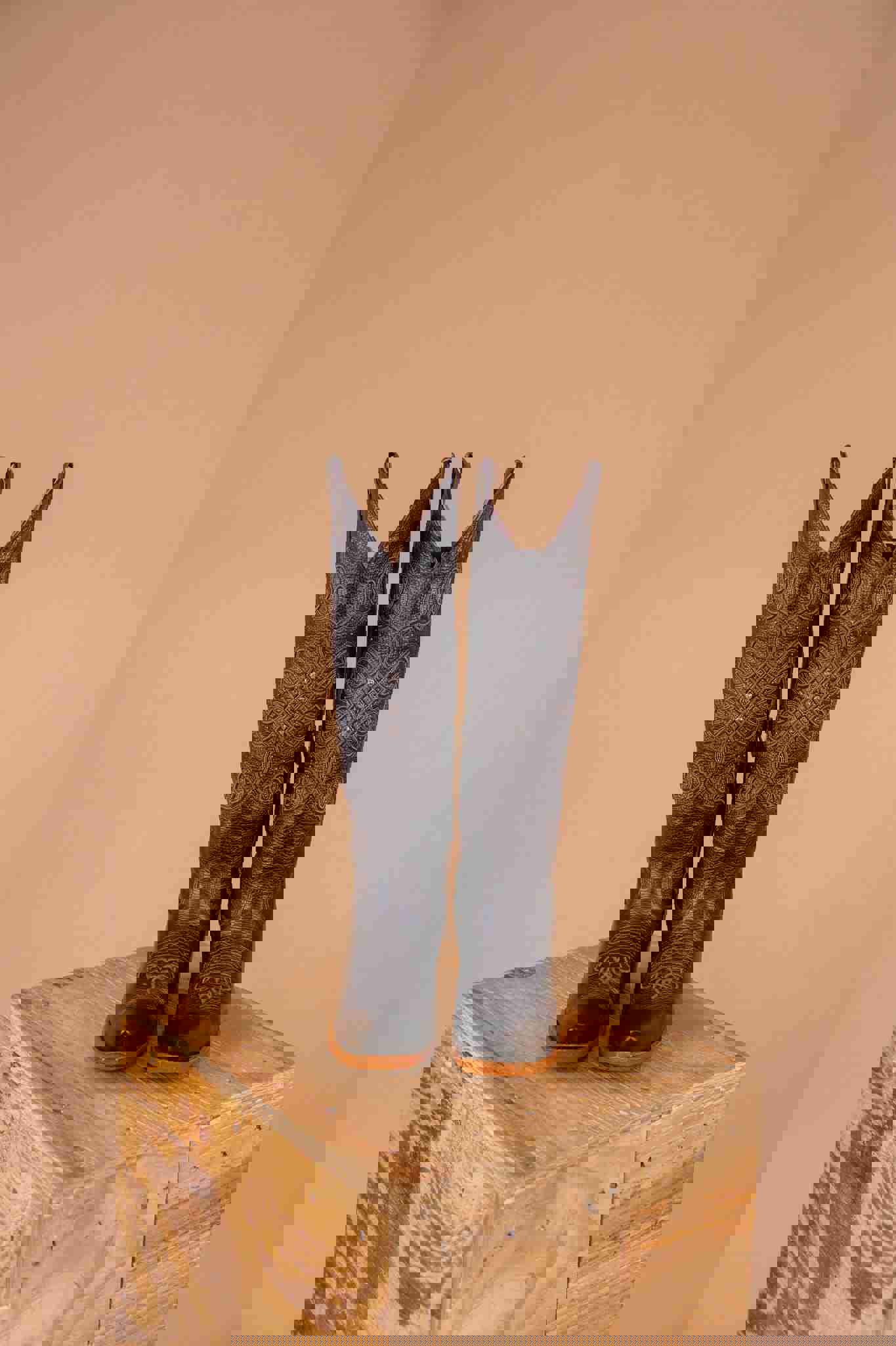 Infinito Alta Venado Negro Tall Cowgirl Boot