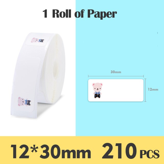 Festive Christmas Thermal Label Stickers - Limited Edition