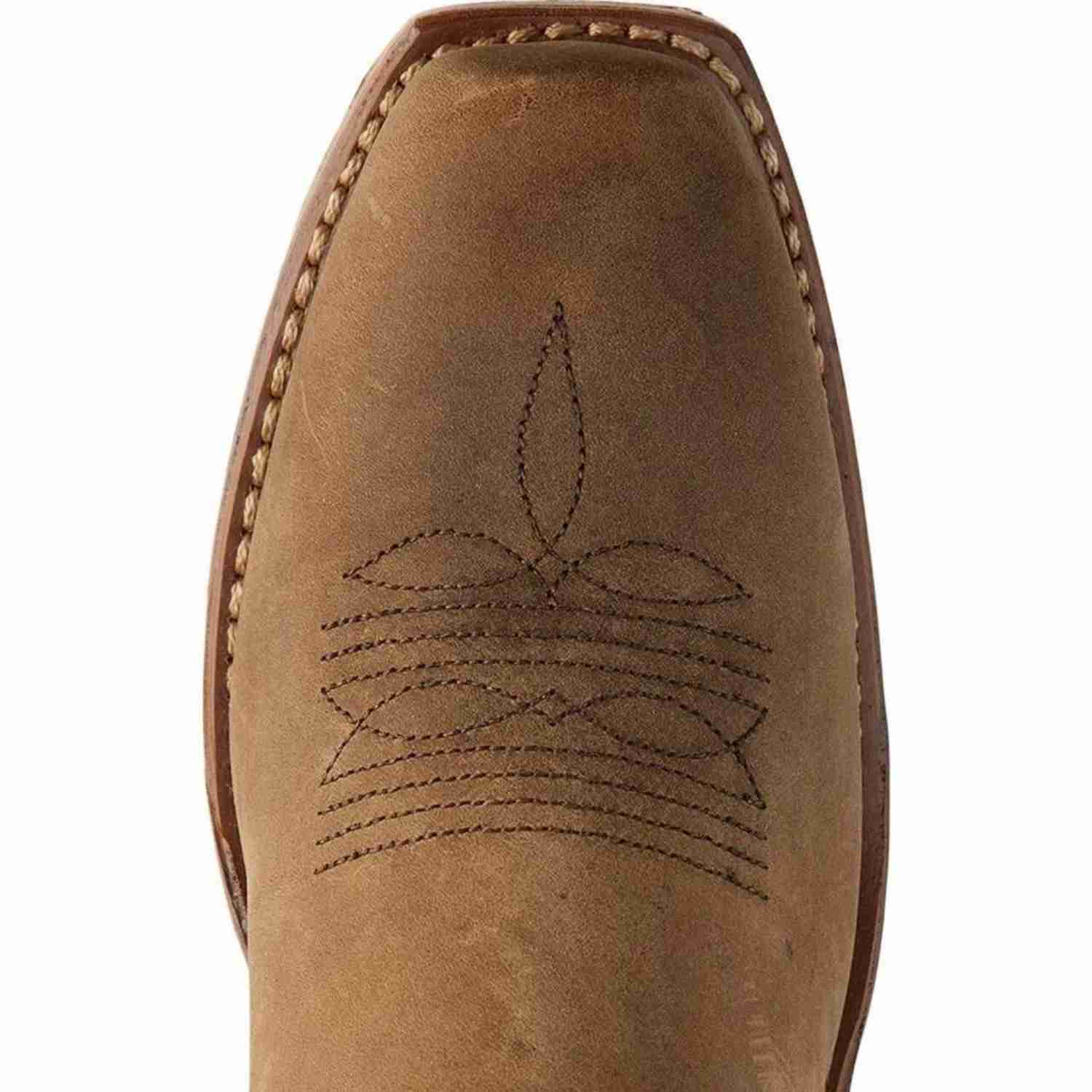 Abilene Women's 11 Inch Square Toe Western Boots - Olive Brown