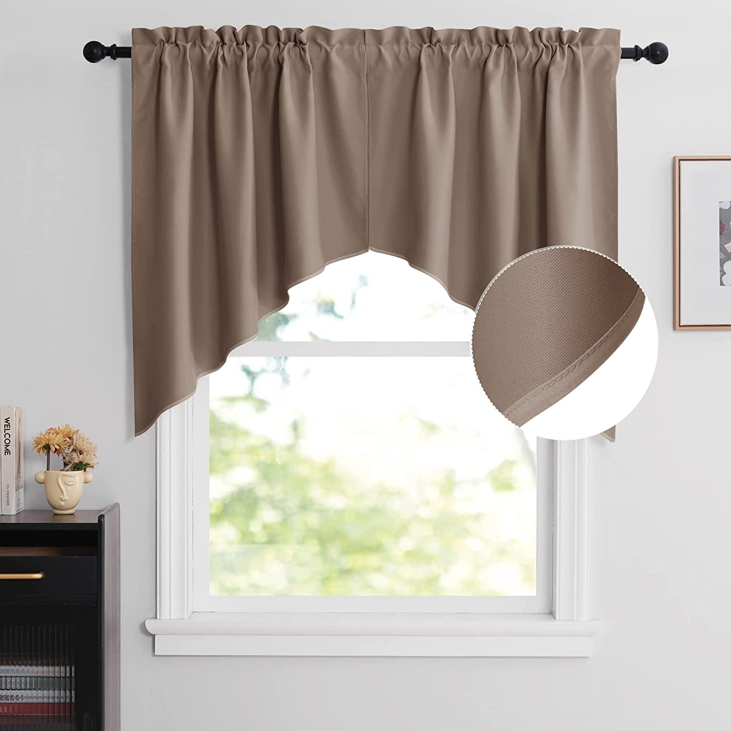 Topfinel Premium Blackout Swag Curtains for Windows