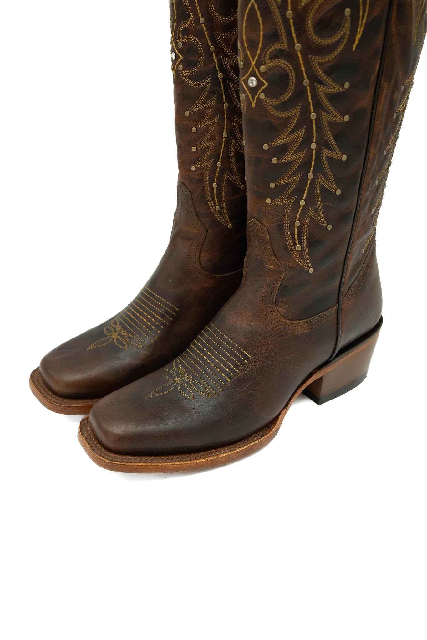 Paulina Rodeo Square Toe Tall Cowgirl Boot
