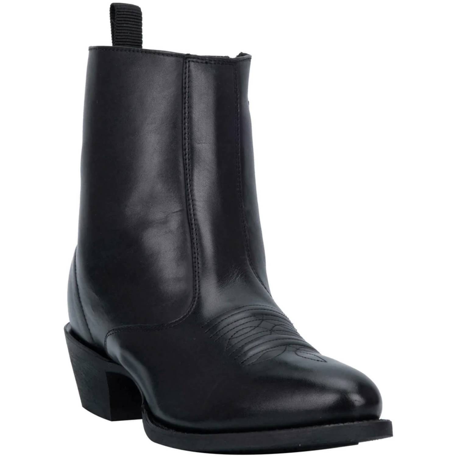 Laredo Fletcher Boot - Men's Black Western Side Zipper Boots