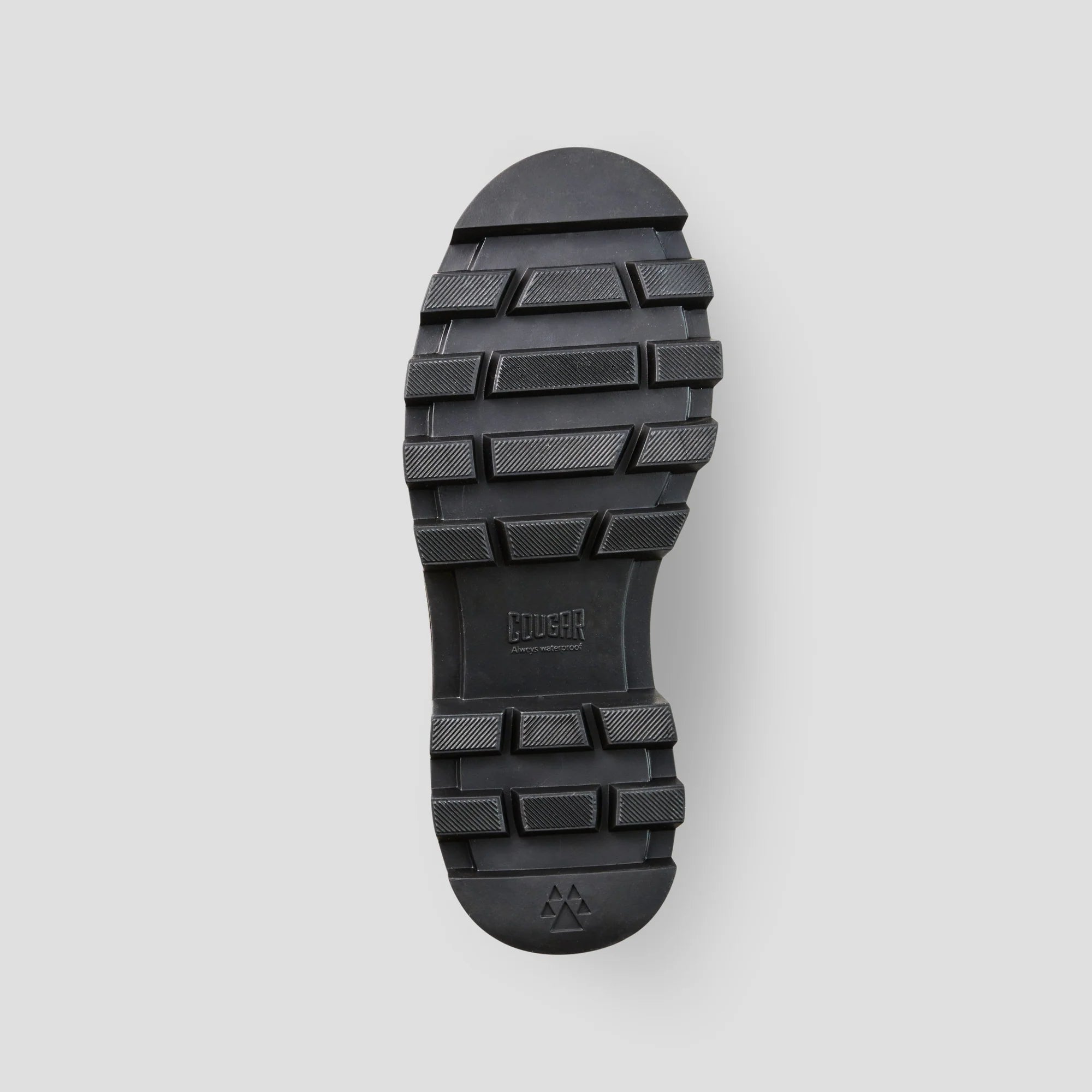 COUGER SHANI Mid-Height Waterproof Leather and Rubber Boots