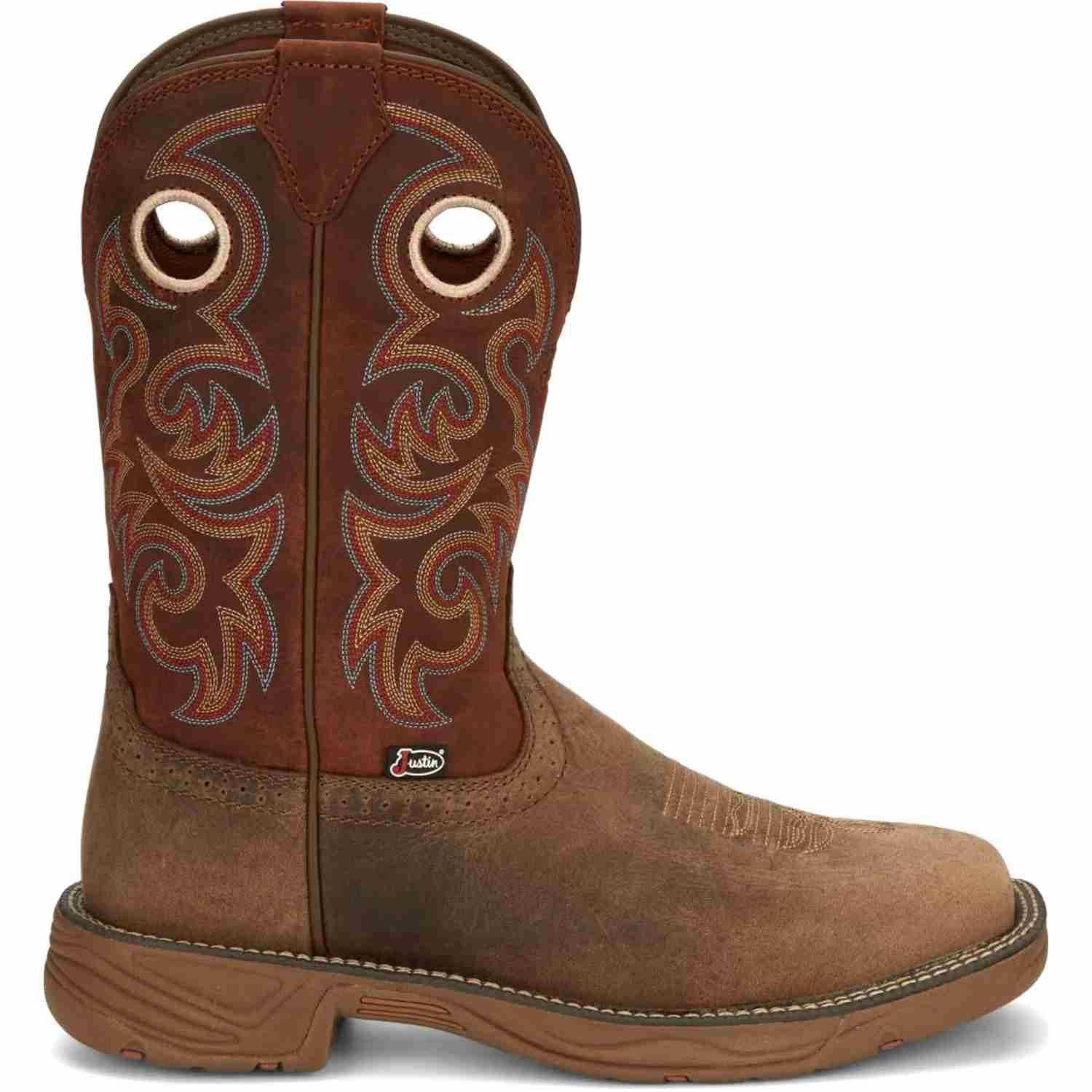 Justin Men's Water Buffalo Leather Western Boots - SE7402