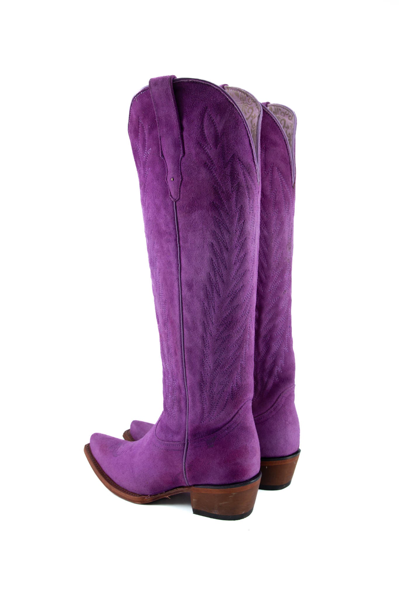 Georgina Gamuza Pastels Tall Cowgirl Boot - Brown