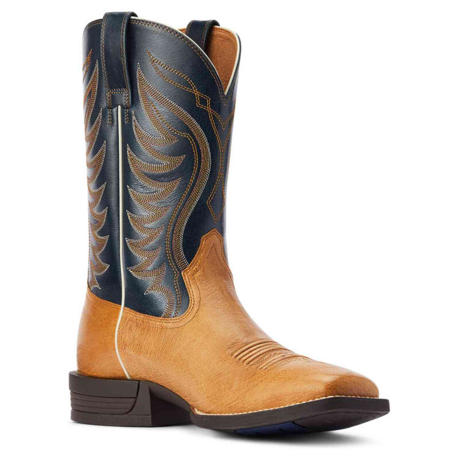 Ariat Men's Reckoning SQ Toe Western Boot - Premium Ostrich Leather