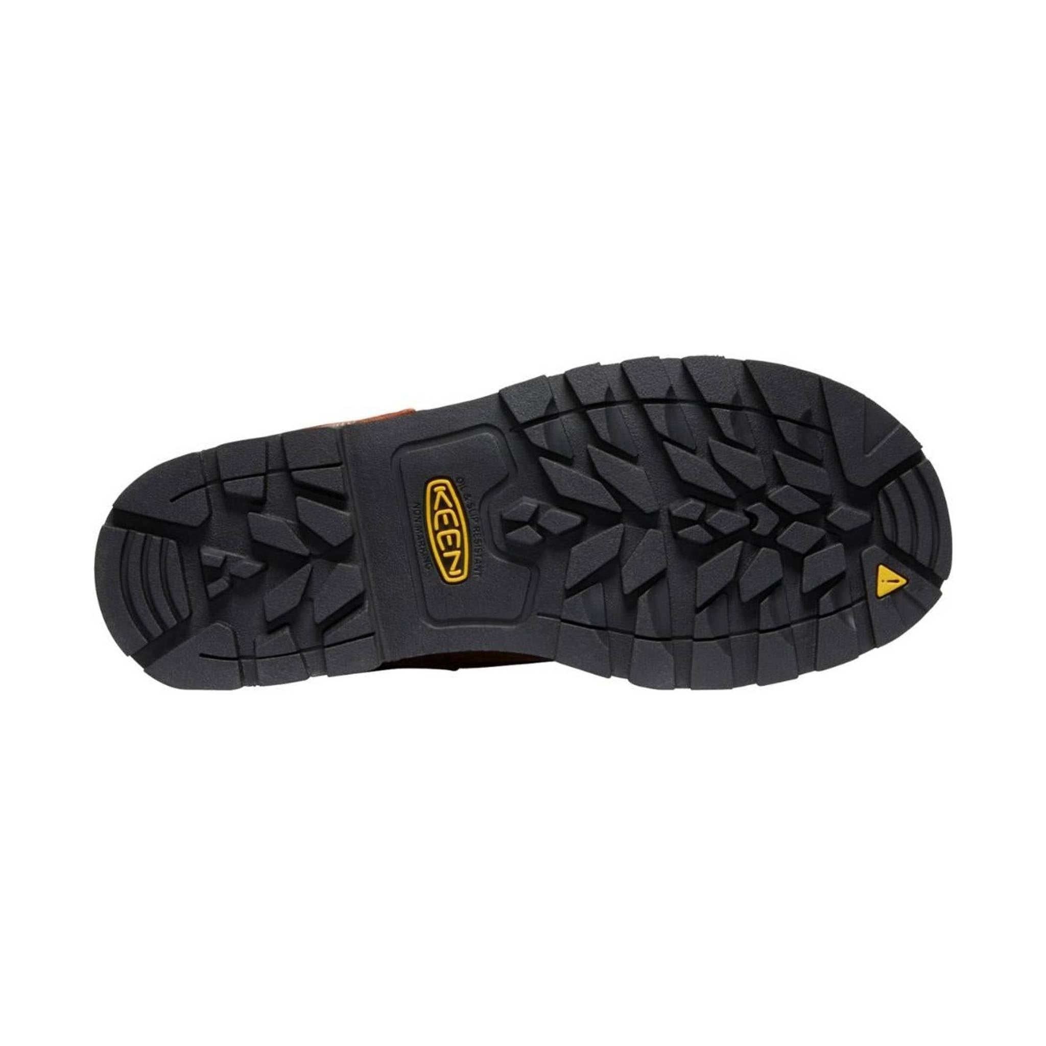 KEEN Utility Women's Seattle 8" Waterproof Aluminum Toe Work Boot - Gingerbread/Black
