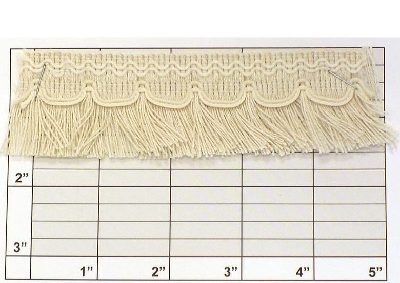 Stylish Brush Fringe Swag Braid Top