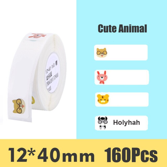 Festive Christmas Thermal Label Stickers - Limited Edition