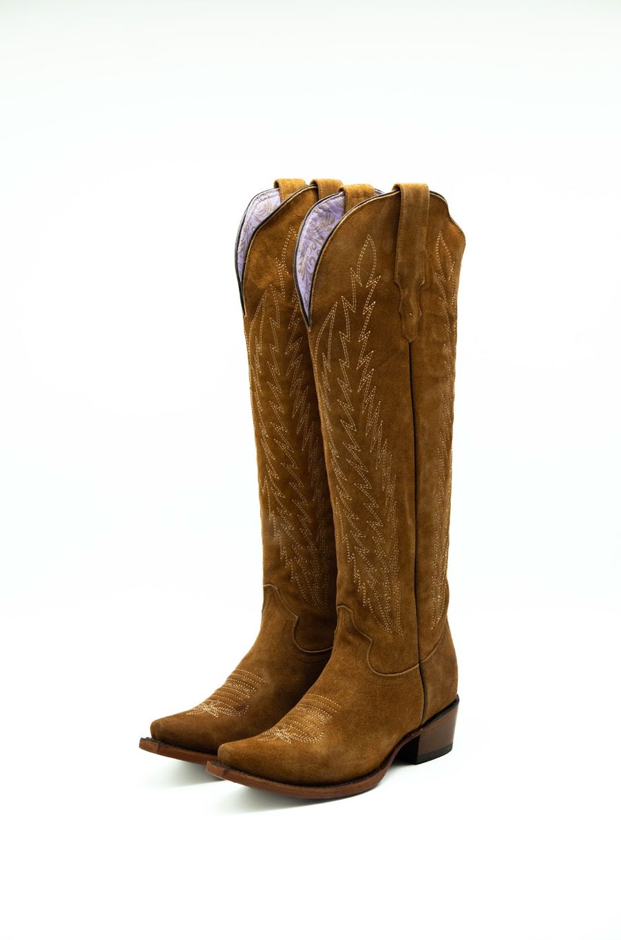 Georgina Gamuza Women's Genuine Leather Cowgirl Boots