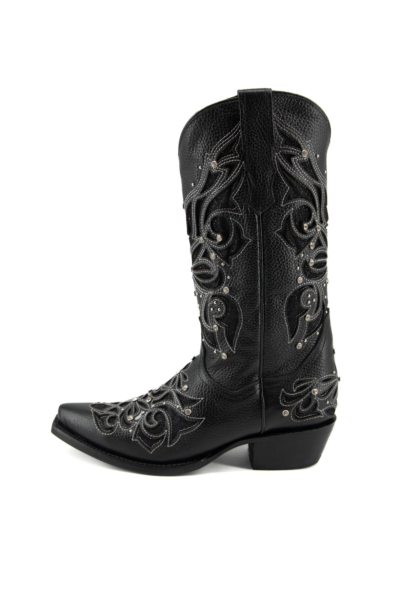 Miranda Snip Toe Cowgirl Boot - Genuine Leather, Made in Mexico