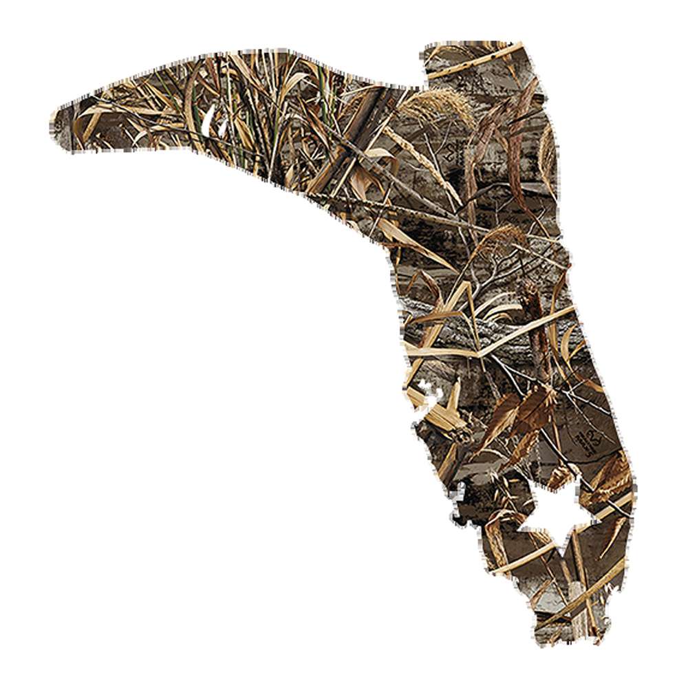 Realtree Camo Florida Cracker Boot Logo Decal