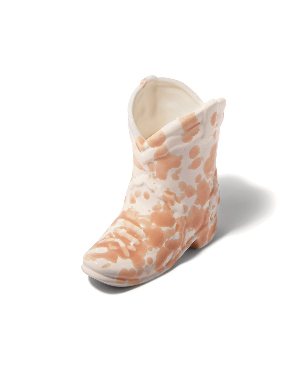 Western-Inspired Cactus Flower Boot Candle