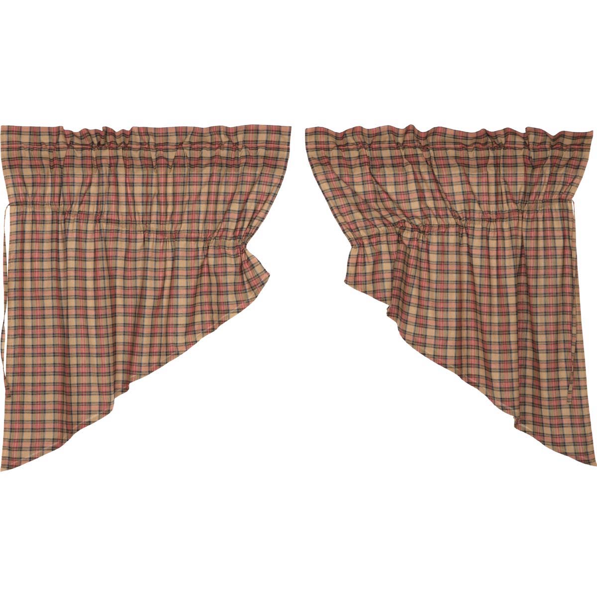 Elegant Rustic Country Style Window Swag Set
