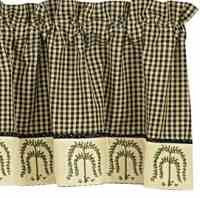 Elegant Country-Style Cotton Valances for Rustic Charm